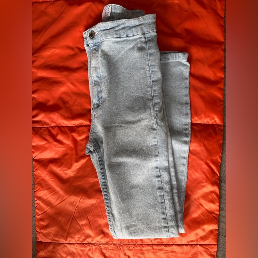 Bershka Sky Blue Skinny Jeans - Picture 3 of 6